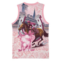 Kentucky Horse Racing Basketball Jersey Rose Run For The Roses Derby Art