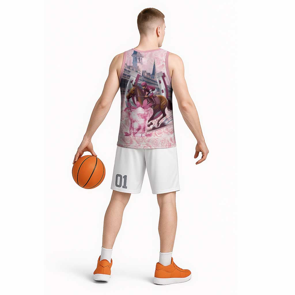 Kentucky Horse Racing Basketball Jersey Rose Run For The Roses Derby Art