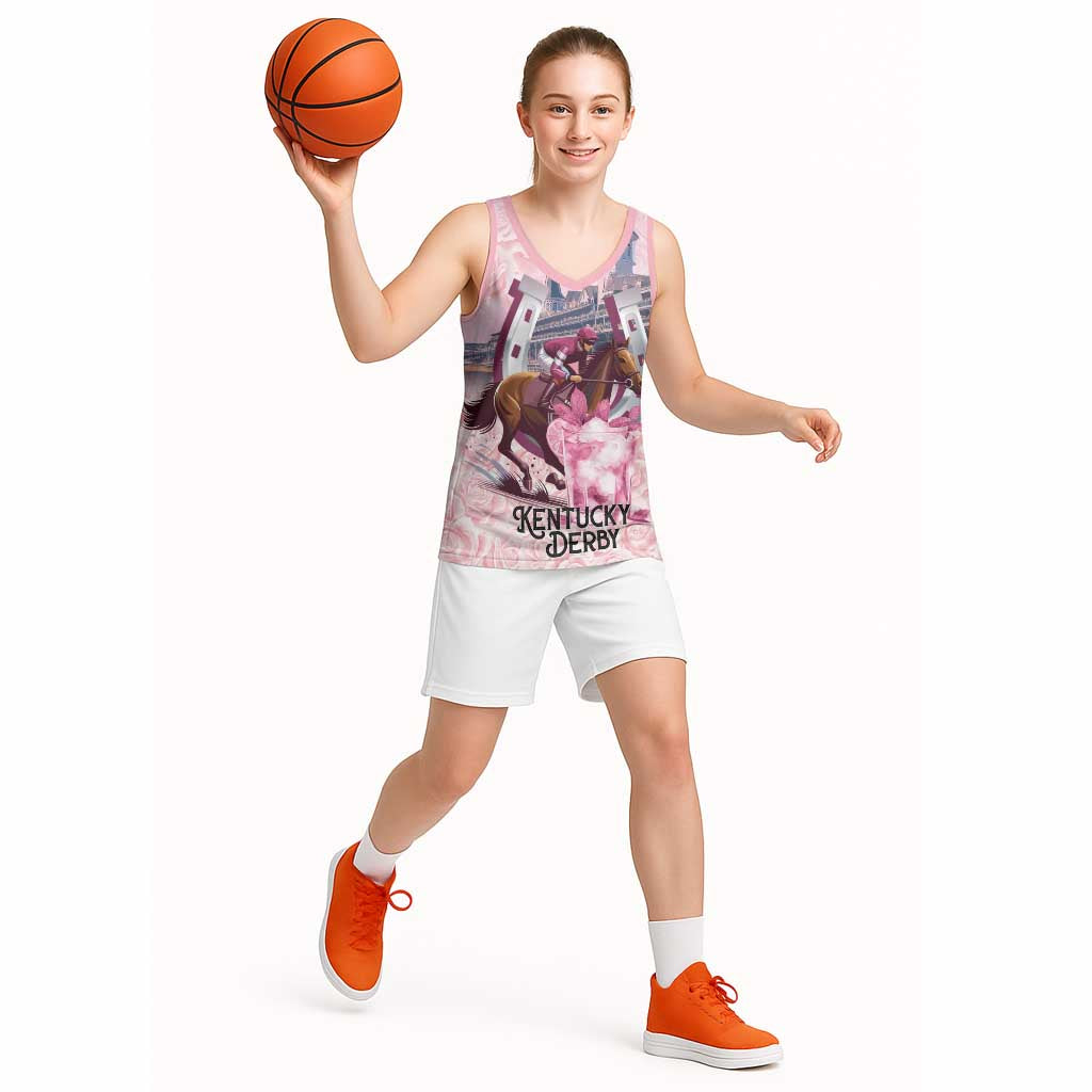 Kentucky Horse Racing Basketball Jersey Rose Run For The Roses Derby Art