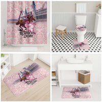 Kentucky Horse Racing Bathroom Set Rose Run For The Roses Derby Art
