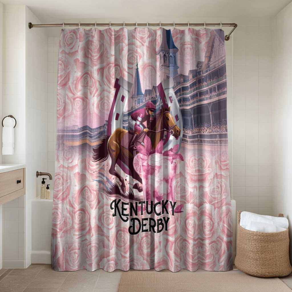 Kentucky Horse Racing Bathroom Set Rose Run For The Roses Derby Art