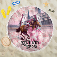 Kentucky Horse Racing Beach Blanket Rose Run For The Roses Derby Art