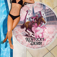 Kentucky Horse Racing Beach Blanket Rose Run For The Roses Derby Art