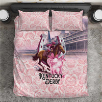 Kentucky Horse Racing Bedding Set Rose Run For The Roses Derby Art