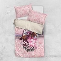 Kentucky Horse Racing Bedding Set Rose Run For The Roses Derby Art