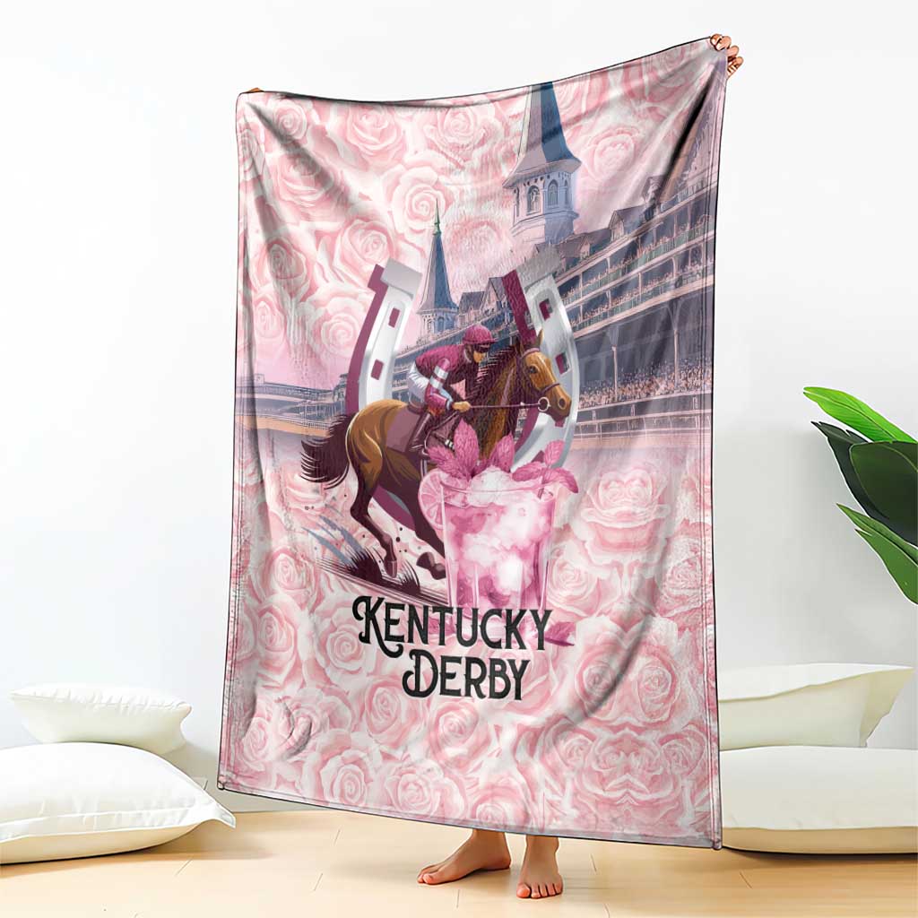 Kentucky Horse Racing Blanket Rose Run For The Roses Derby Art