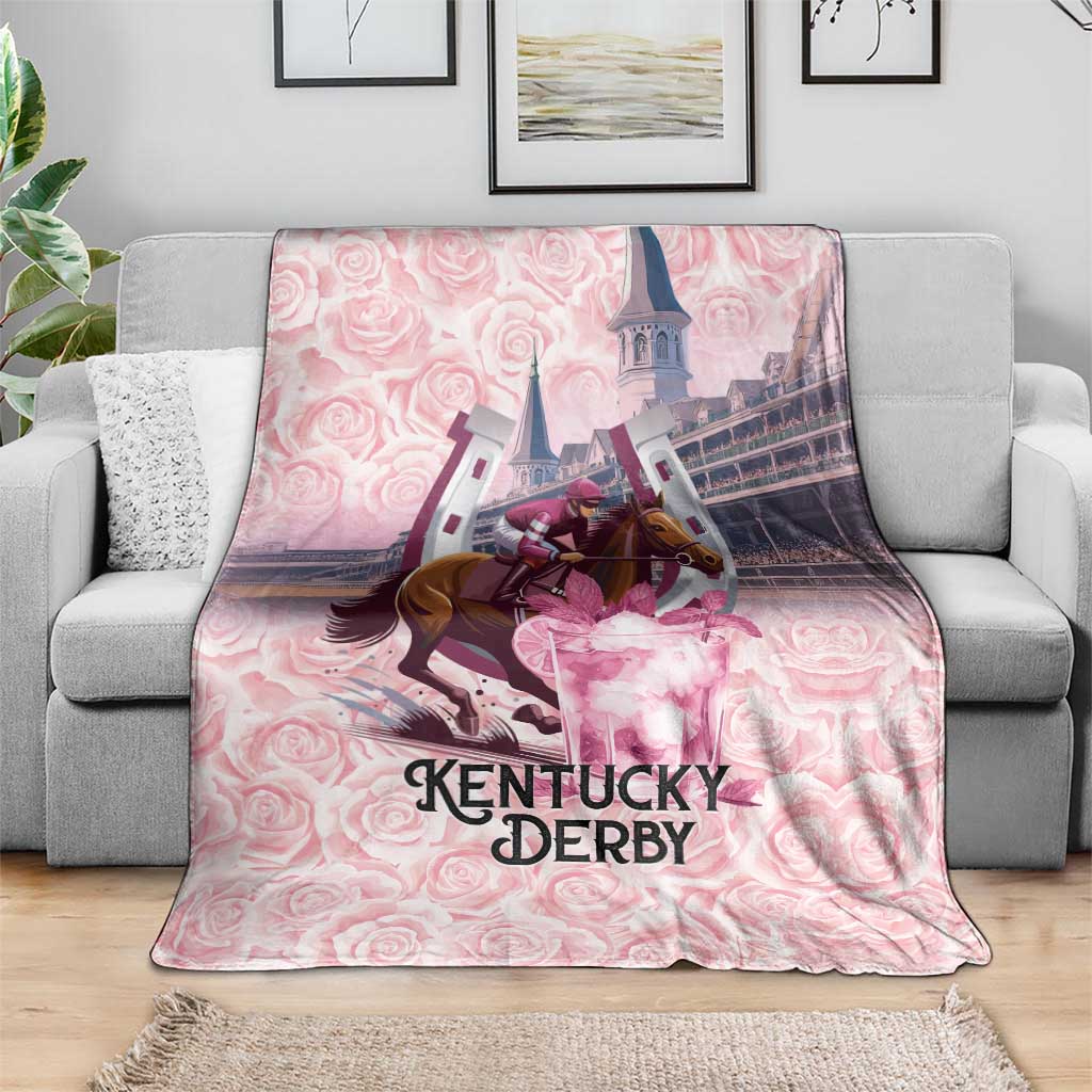 Kentucky Horse Racing Blanket Rose Run For The Roses Derby Art