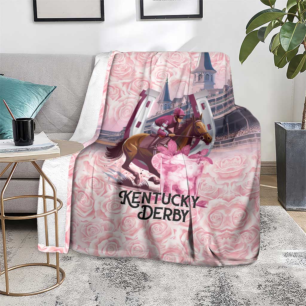Kentucky Horse Racing Blanket Rose Run For The Roses Derby Art