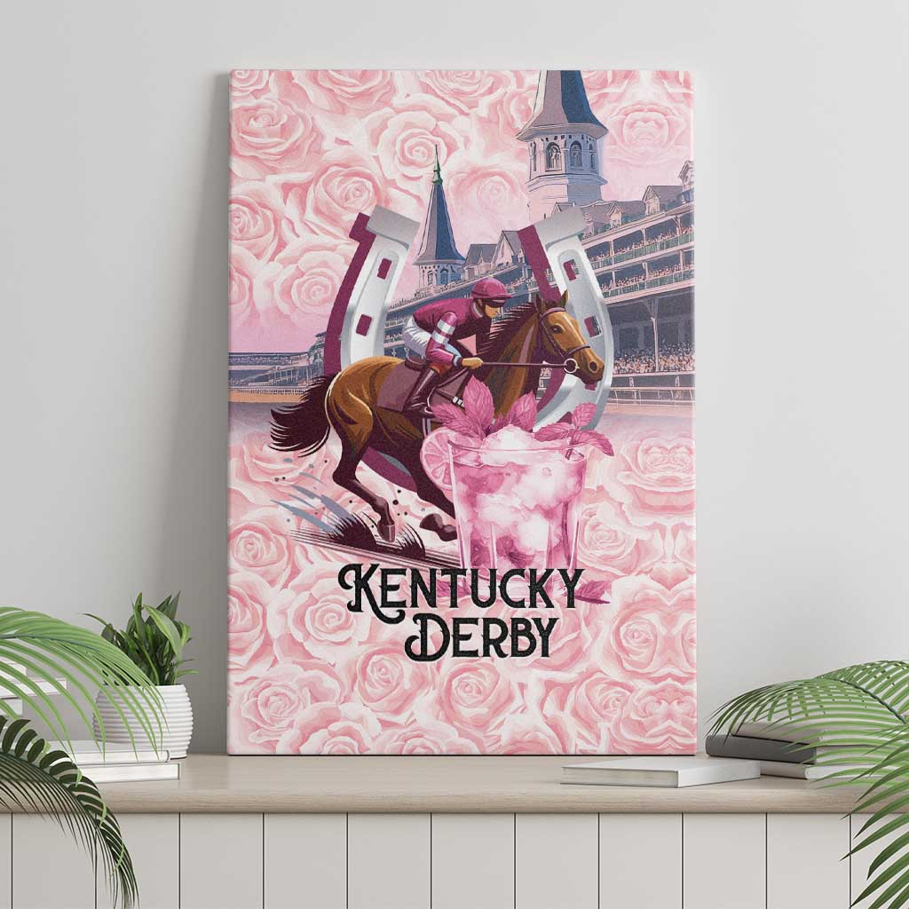 Kentucky Horse Racing Canvas Wall Art Rose Run For The Roses Derby Art