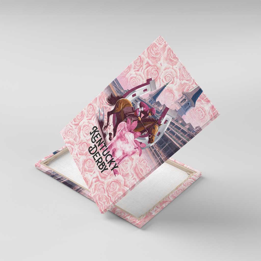 Kentucky Horse Racing Canvas Wall Art Rose Run For The Roses Derby Art