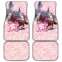 Kentucky Horse Racing Car Mats Rose Run For The Roses Derby Art
