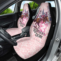 Kentucky Horse Racing Car Seat Cover Rose Run For The Roses Derby Art