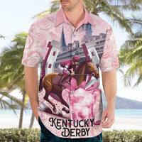 Kentucky Horse Racing Hawaiian Shirt Rose Run For The Roses Derby Art