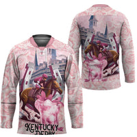Kentucky Horse Racing Hockey Jersey Rose Run For The Roses Derby Art