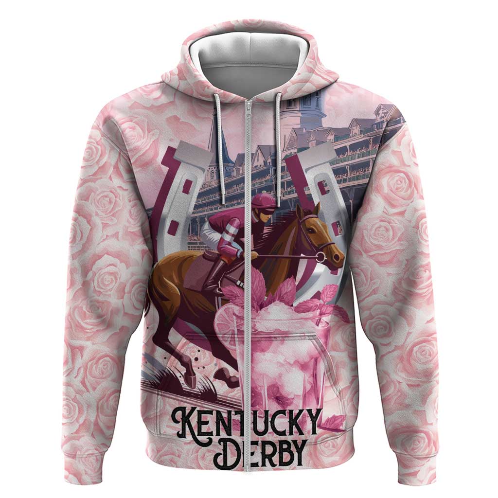 Kentucky Horse Racing Hoodie Rose Run For The Roses Derby Art