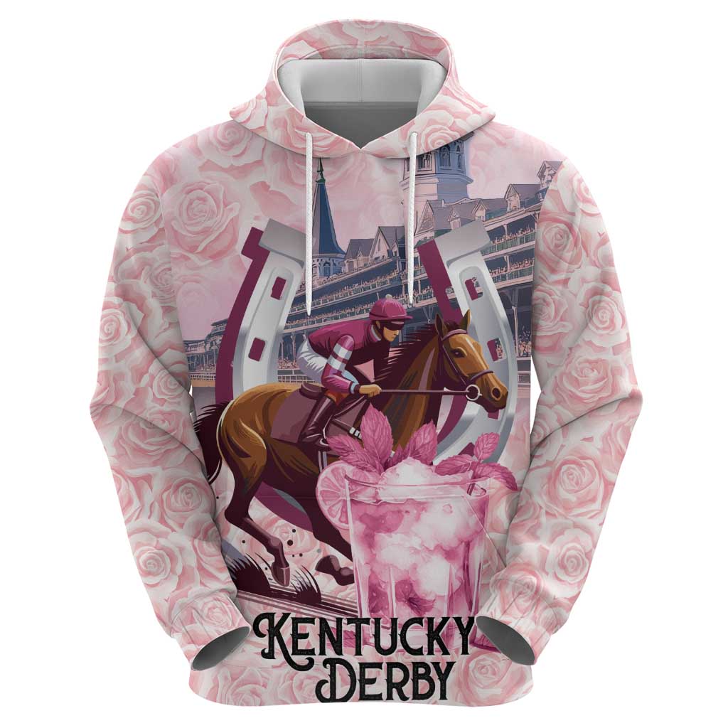 Kentucky Horse Racing Hoodie Rose Run For The Roses Derby Art