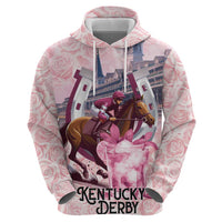 Kentucky Horse Racing Hoodie Rose Run For The Roses Derby Art