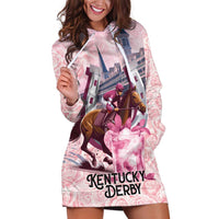 Kentucky Horse Racing Hoodie Dress Rose Run For The Roses Derby Art
