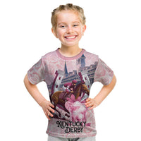 Kentucky Horse Racing Kid T Shirt Rose Run For The Roses Derby Art