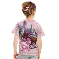 Kentucky Horse Racing Kid T Shirt Rose Run For The Roses Derby Art