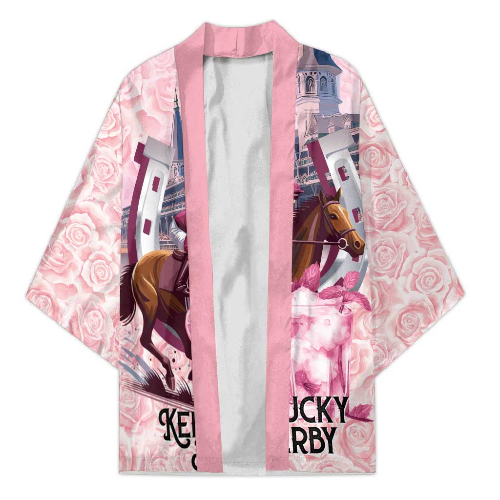 Kentucky Horse Racing Kimono Rose Run For The Roses Derby Art