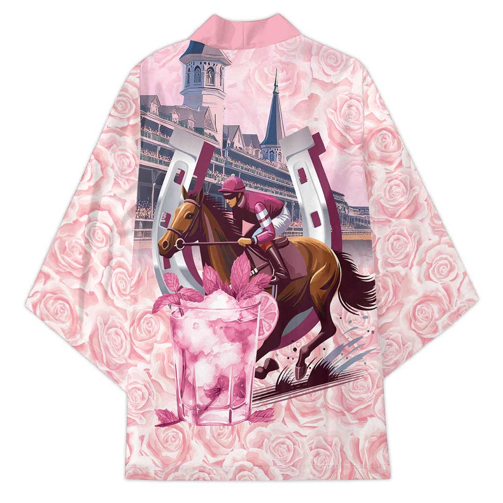 Kentucky Horse Racing Kimono Rose Run For The Roses Derby Art