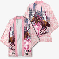 Kentucky Horse Racing Kimono Rose Run For The Roses Derby Art