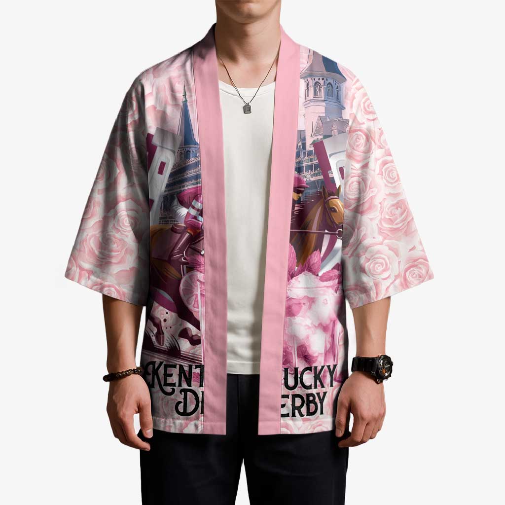 Kentucky Horse Racing Kimono Rose Run For The Roses Derby Art