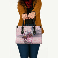 Kentucky Horse Racing Leather Bag Rose Run For The Roses Derby Art