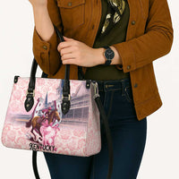 Kentucky Horse Racing Leather Bag Rose Run For The Roses Derby Art