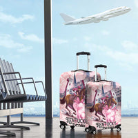 Kentucky Horse Racing Luggage Cover Rose Run For The Roses Derby Art