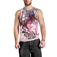 Kentucky Horse Racing Men Tank Top Rose Run For The Roses Derby Art