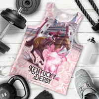 Kentucky Horse Racing Men Tank Top Rose Run For The Roses Derby Art