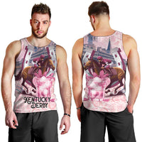 Kentucky Horse Racing Men Tank Top Rose Run For The Roses Derby Art