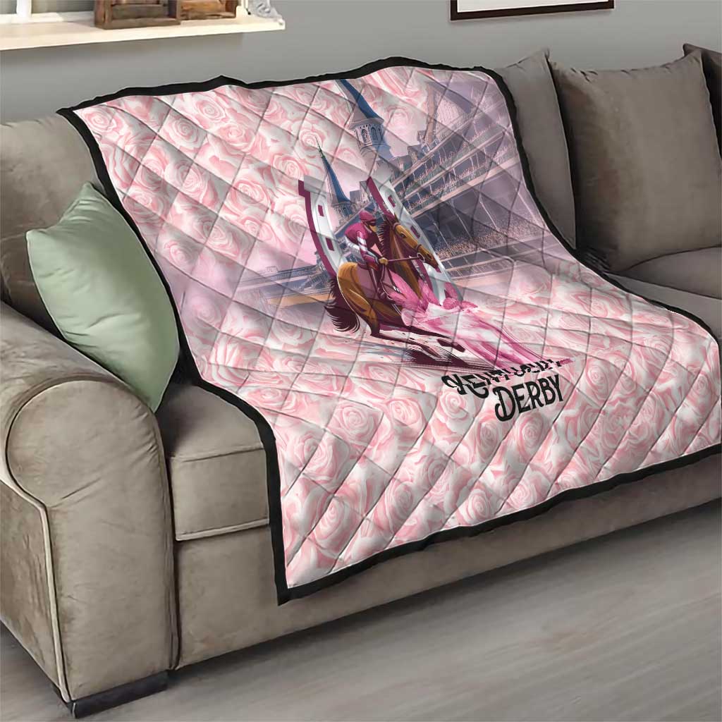 Kentucky Horse Racing Quilt Rose Run For The Roses Derby Art