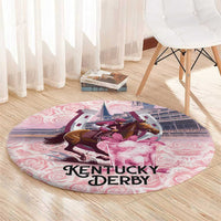 Kentucky Horse Racing Round Carpet Rose Run For The Roses Derby Art