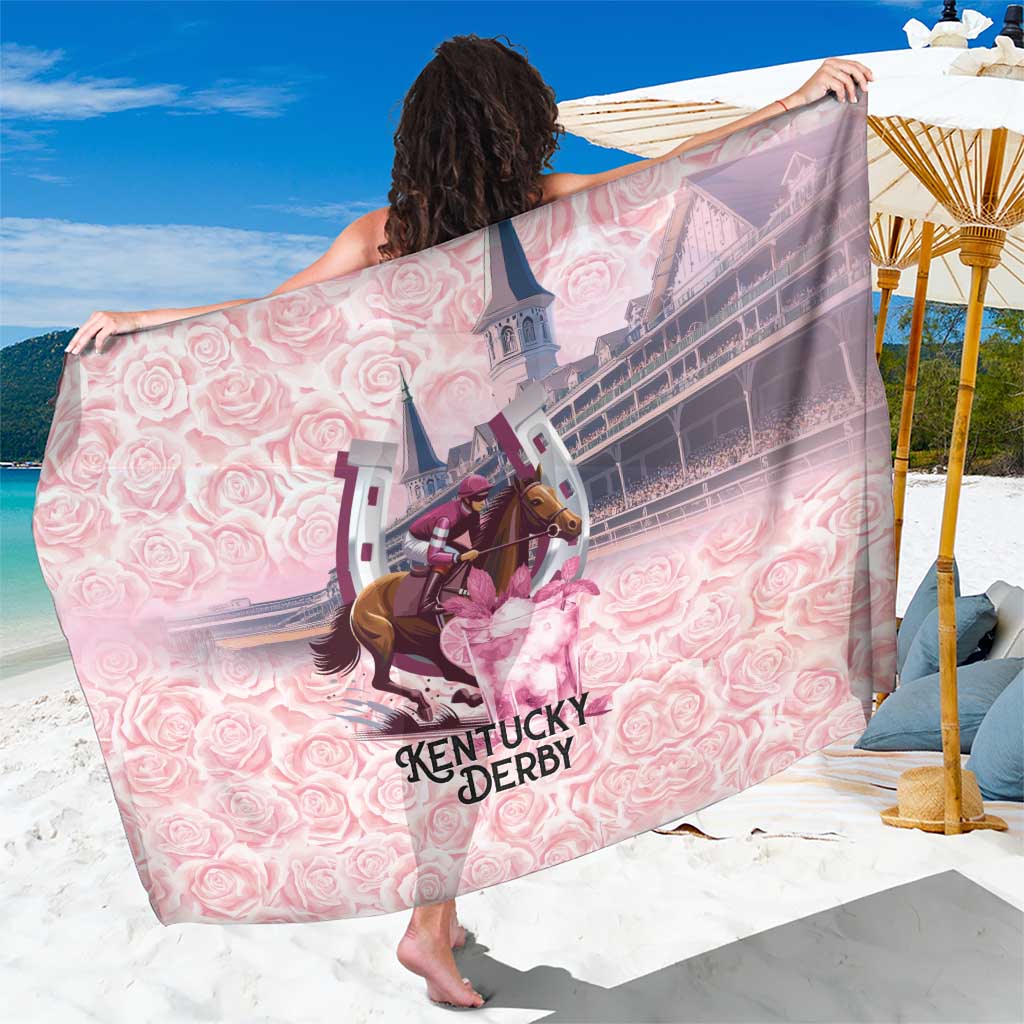 Kentucky Horse Racing Sarong Rose Run For The Roses Derby Art