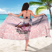 Kentucky Horse Racing Sarong Rose Run For The Roses Derby Art