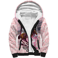 Kentucky Horse Racing Sherpa Hoodie Rose Run For The Roses Derby Art