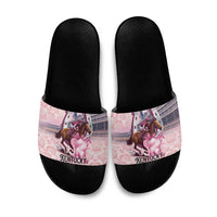 Kentucky Horse Racing Slide Sandals Rose Run For The Roses Derby Art
