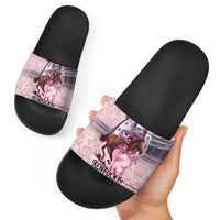 Kentucky Horse Racing Slide Sandals Rose Run For The Roses Derby Art