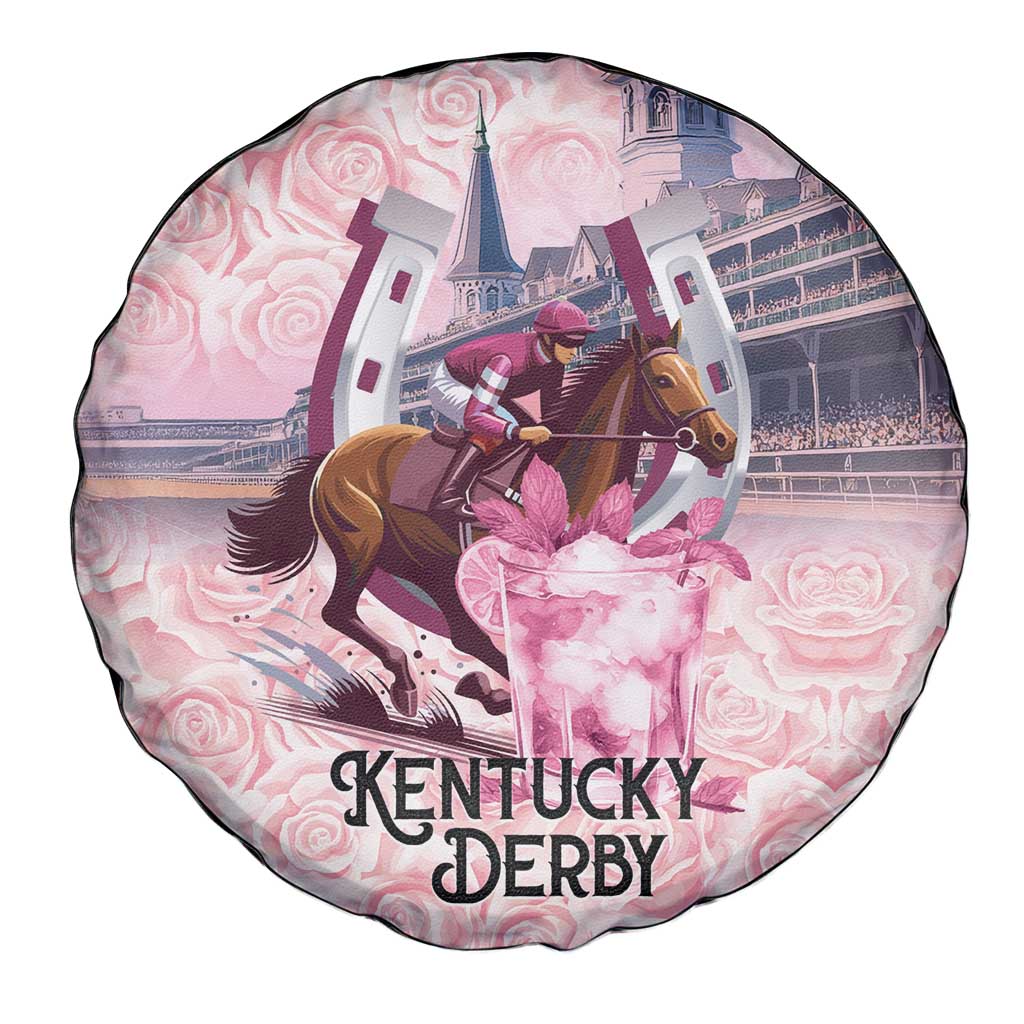 Kentucky Horse Racing Spare Tire Cover Rose Run For The Roses Derby Art