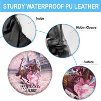 Kentucky Horse Racing Spare Tire Cover Rose Run For The Roses Derby Art