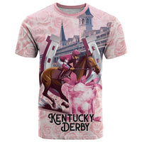 Kentucky Horse Racing T Shirt Rose Run For The Roses Derby Art