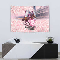 Kentucky Horse Racing Tapestry Rose Run For The Roses Derby Art