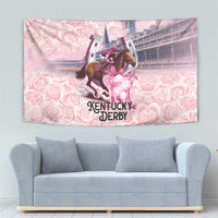 Kentucky Horse Racing Tapestry Rose Run For The Roses Derby Art