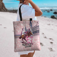 Kentucky Horse Racing Tote Bag Rose Run For The Roses Derby Art