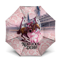 Kentucky Horse Racing Umbrella Rose Run For The Roses Derby Art