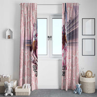 Kentucky Horse Racing Window Curtain Rose Run For The Roses Derby Art