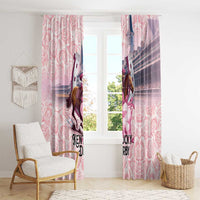 Kentucky Horse Racing Window Curtain Rose Run For The Roses Derby Art